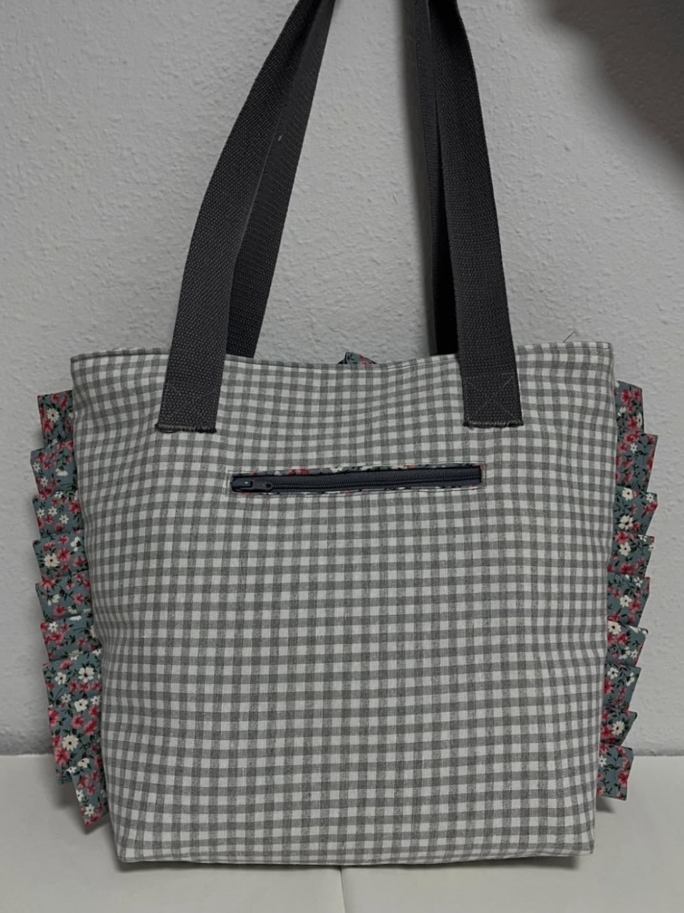 BOLSO VICHY GRIS
