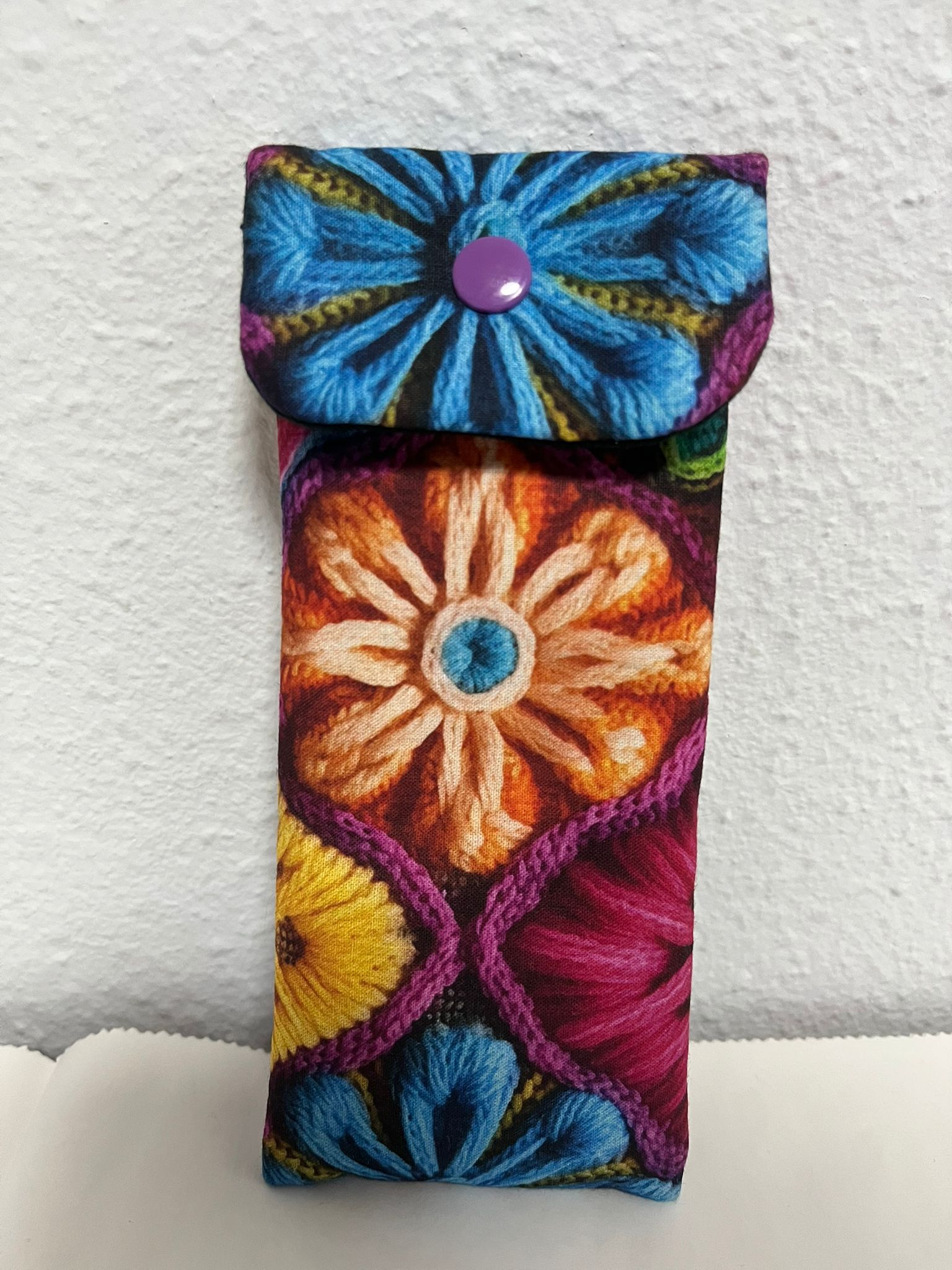 Funda para Gafas con Estampado de Flores